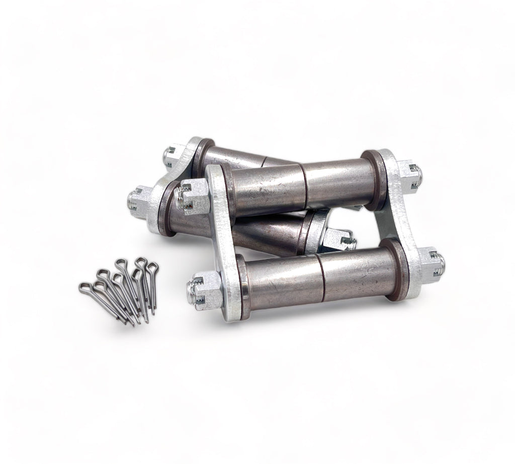 Rear Spring Shackles Plain Steel Plates 2.25" Width and .75" Oil Lit