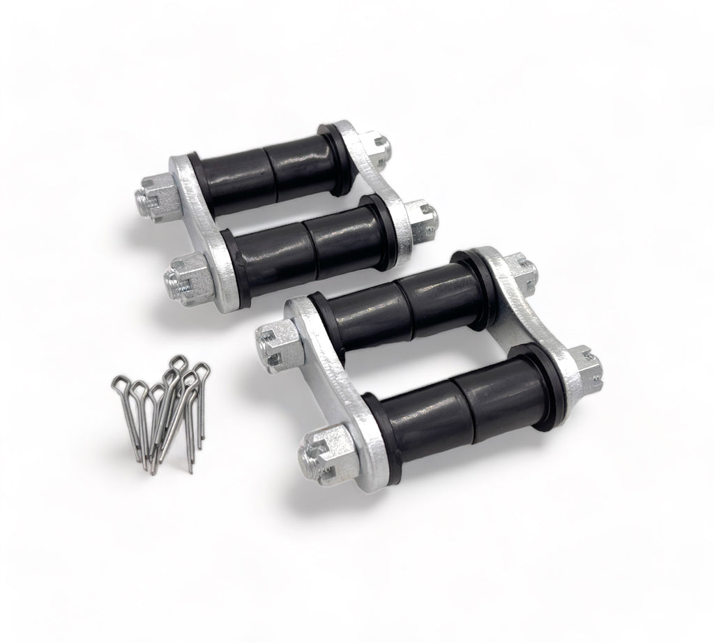 Front Spring Shackles Plain Steel Plates 1.75" Width and .75" Uretha