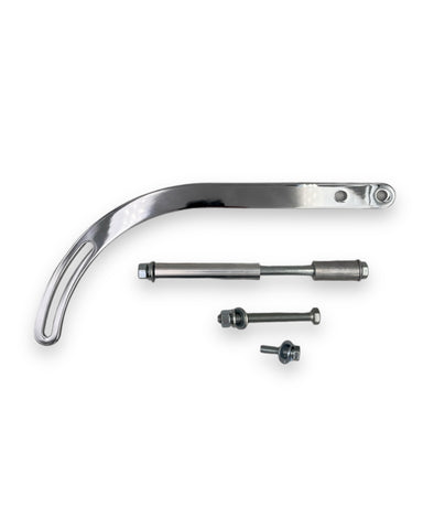 PowerGen Alternator Mounting System for Small Block Chevy Zips System - Chrome Bracket