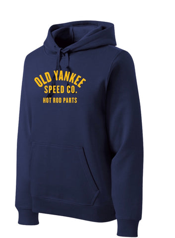 Old Yankee Speed Co. Varsity Hoodie - Navy/Golden Rod