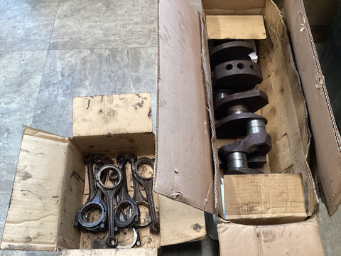 49-53 Standard Crank Shaft core w/Connecting Rods