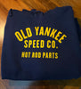 Old Yankee Speed Co. Varsity Hoodie - Navy/Golden Rod