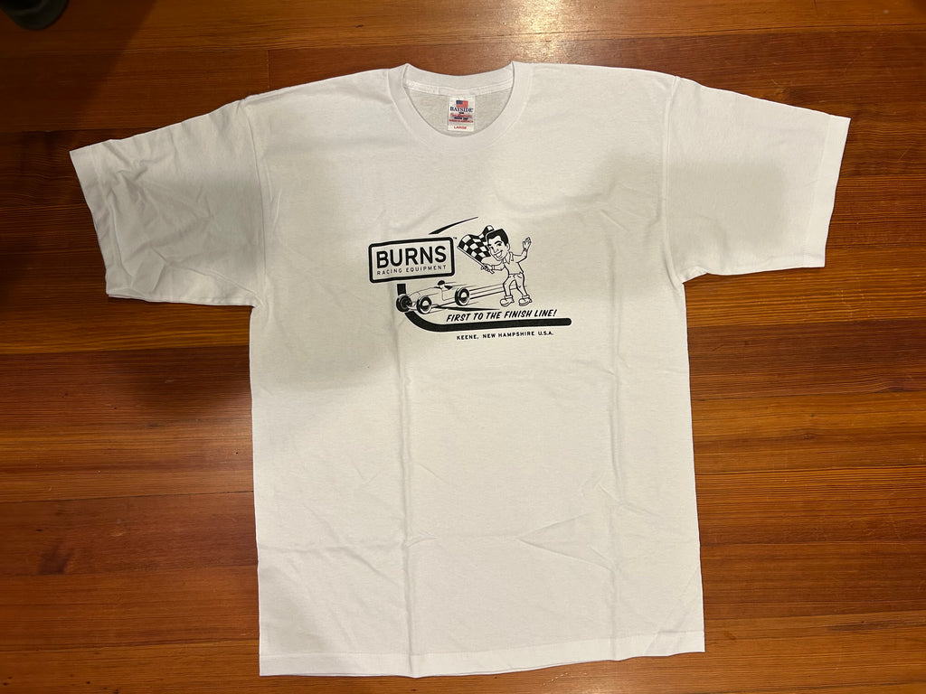 Burns Racing Equipped t-shirt – Millworks Hot Rod
