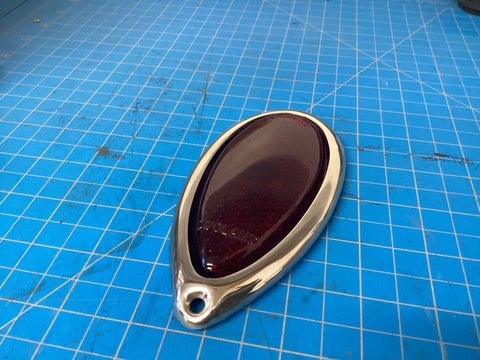 Stimsonite Tail light lens with Rim - Ford Passenger Cars 1938-1939
