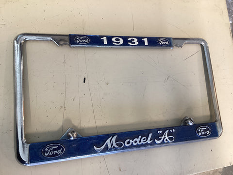 Ford Model A 1931 License Plate Frame