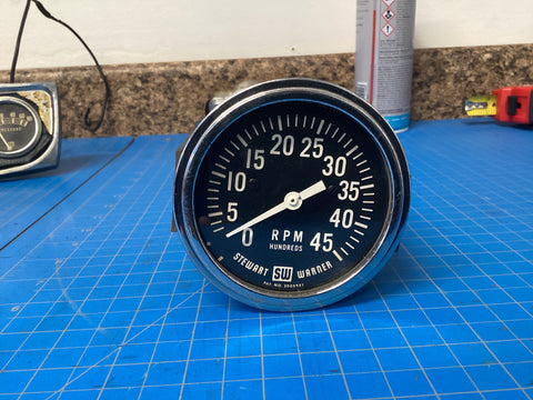 Stewart Warner 4,500 RPM Tachometer