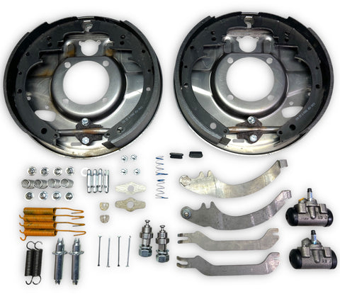 Rear drum brake backing plate assembly - Ford passenger cars 1935-1948