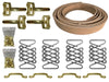 Leather Hood Strap Brass Kit