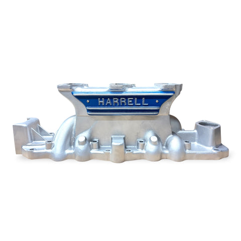 Harrell Flathead Three Carburetor Intake Manifold (vapor honed and painted) - Ford V8 1932-1948