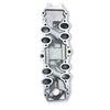 Harrell Flathead Three Carburetor Intake Manifold (vapor honed and painted) - Ford V8 1932-1948