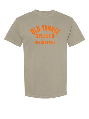 Old Yankee Speed Co "Varsity" Tee Comfort Colors Sandstone