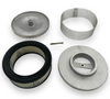 6" Finned Carb Air Cleaner - Gear Drive