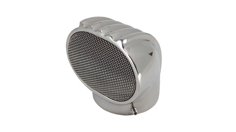 Polished Finned Frog Mouth Scoop 2 Barrel Air Cleaner