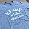 Old Yankee Speed Co. Varsity Short Sleeve Tee Shirt - Heathered Grey