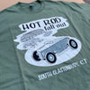 Hot Rod Fallout Short Sleeve Tee Shirt - Olive Green