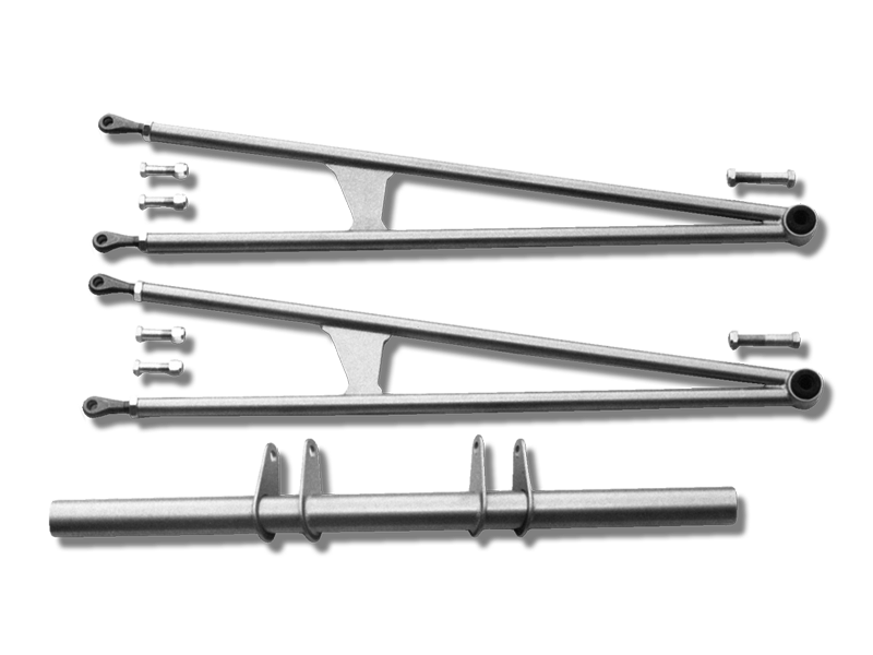 Ladder Bar with Clevises Bushings and Bolts (Pair) – Millworks Hot Rod
