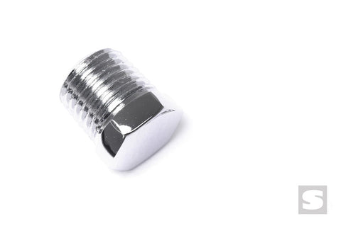 1/4NPT hex head plug chrome - Stromberg 97