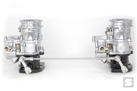 Stromberg Premium Two Step 2x2 Linkage. 9-1/8in. Chrome