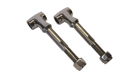 Front Spring Perches Polished Stainless - Keyed Fits 2