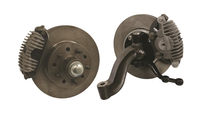 Hot Rod Finned Front Disc Brake Kit for '37 - '41 Spindles