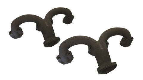 Hot Rod Style 'Rams Horn' Exhaust Manifolds