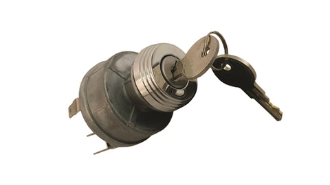 Keyed Ignition Switch - Art Deco Style Polished