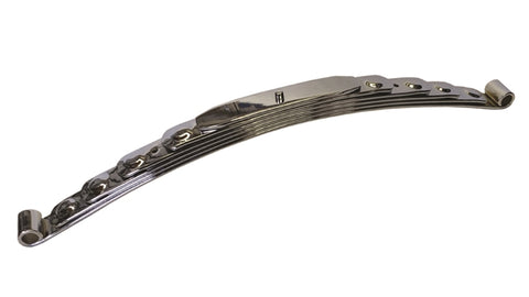 Model A Lowered Front Button Stack Spring 31 1/2" - Chrome