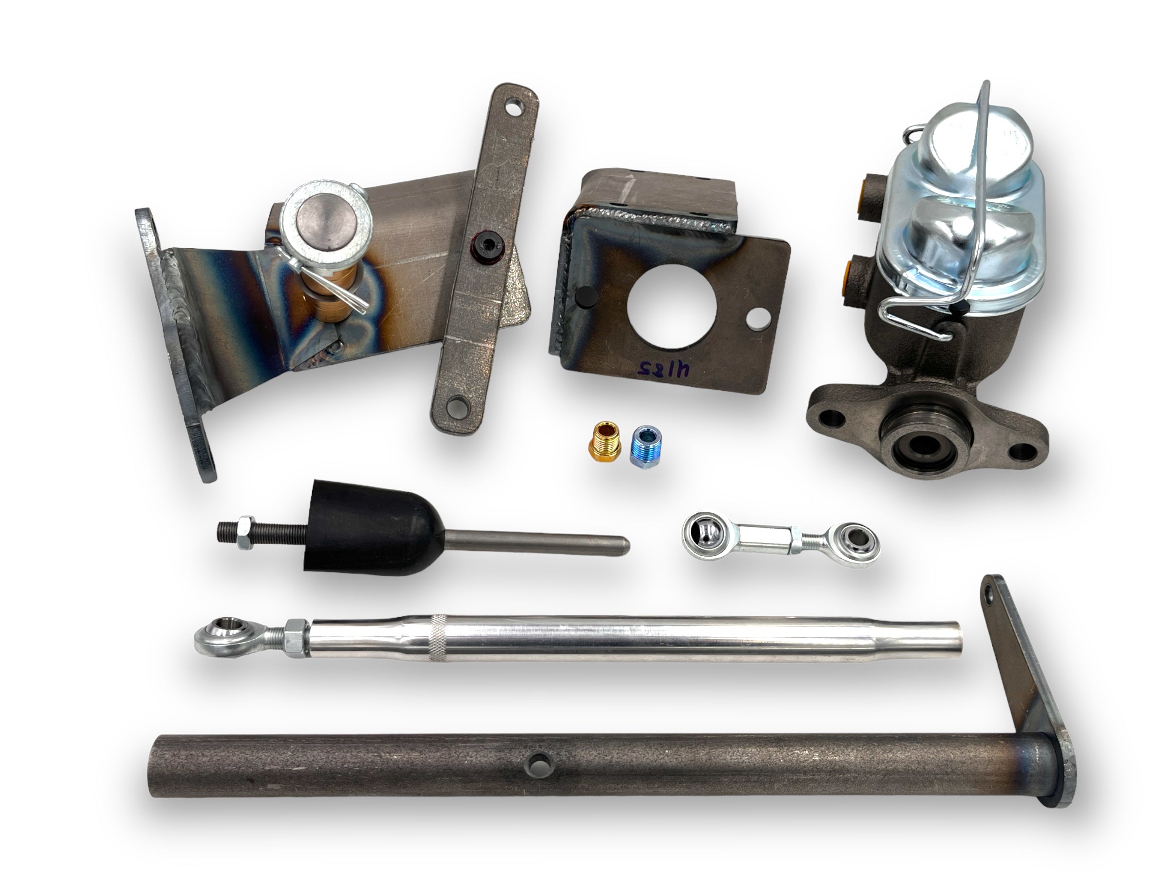 hydraulic brake pedal AV8 Hydraulic Brake Conversion Pedal Mount Kit - Ford Model A to Flathead V8 Ford