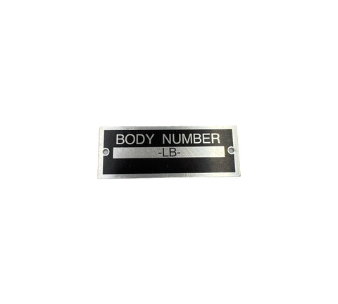 patent plate - Ford passenger cars and trucks
